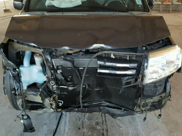 5FNYF4H57CB024651 - 2012 HONDA PILOT EXL GRAY photo 7