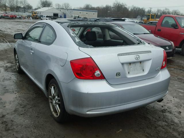 JTKDE177150059554 - 2005 TOYOTA SCION TC 银色 照片 3