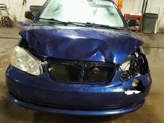 1NXBR32E65Z394169 - 2005 TOYOTA COROLLA CE BLUE photo 9