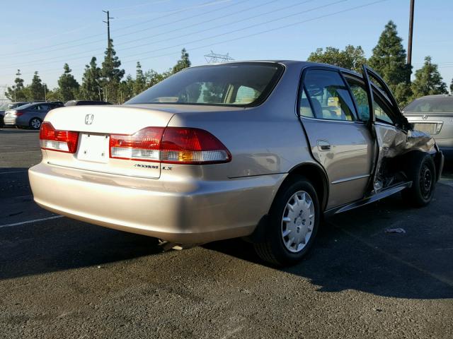 3HGCG66562G704556 - 2002 HONDA ACCORD LX GOLD photo 4