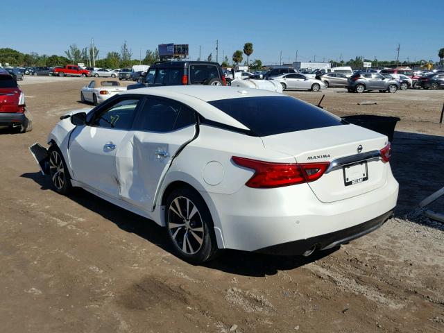 1N4AA6AP7HC430625 - 2017 NISSAN MAXIMA 3.5 WHITE photo 3