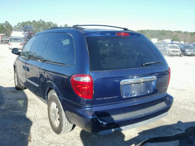 2A4GP54L06R859237 - 2006 CHRYSLER TOWN & COU BLUE photo 3