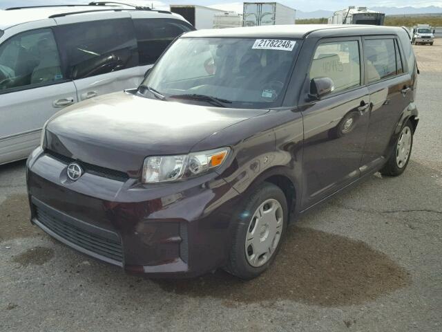 JTLZE4FEXC1143897 - 2012 TOYOTA SCION XB BURGUNDY photo 2