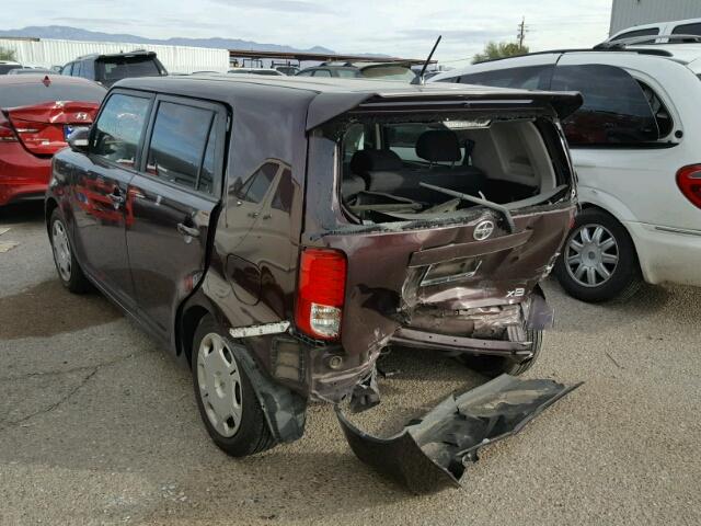 JTLZE4FEXC1143897 - 2012 TOYOTA SCION XB BURGUNDY photo 3