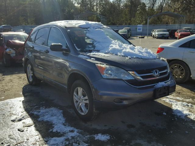 5J6RE4H5XAL052035 - 2010 HONDA CR-V EX GRAY photo 1