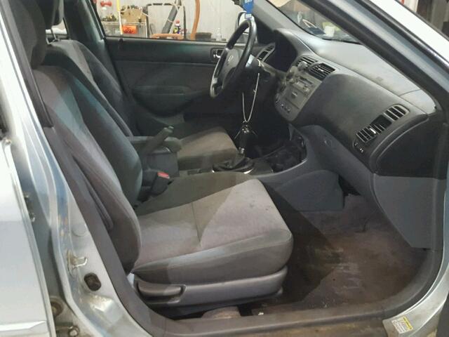 JHMES95615S024318 - 2005 HONDA CIVIC SILVER photo 5