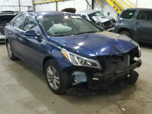 5NPE24AF7HH527798 - 2017 HYUNDAI SONATA SE BLUE photo 1