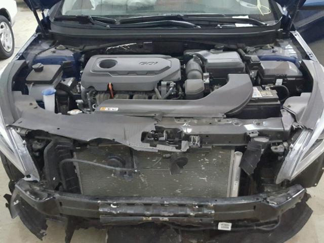 5NPE24AF7HH527798 - 2017 HYUNDAI SONATA SE BLUE photo 7