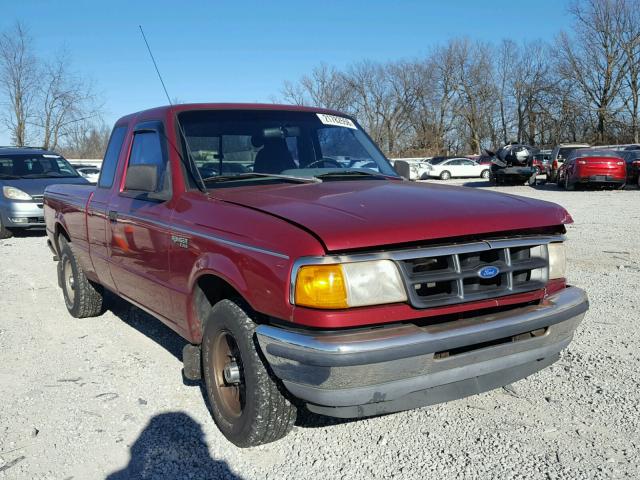 1FTCR14X4PTA36069 - 1993 FORD RANGER SUP RED photo 1