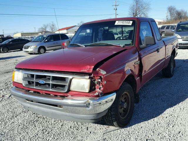 1FTCR14X4PTA36069 - 1993 FORD RANGER SUP RED photo 2