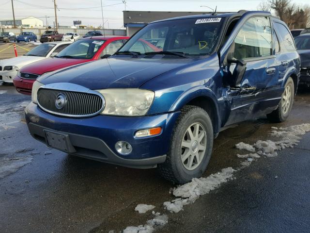 5GADT13S942229882 - 2004 BUICK RAINIER CX BLUE photo 2