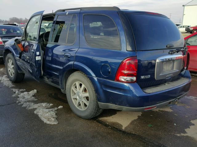 5GADT13S942229882 - 2004 BUICK RAINIER CX BLUE photo 3