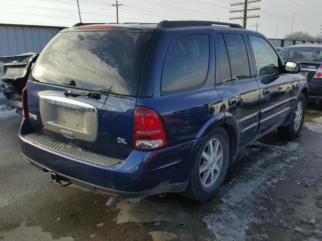 5GADT13S942229882 - 2004 BUICK RAINIER CX BLUE photo 4