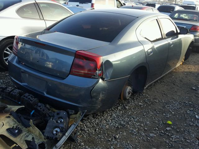 2B3KA43R96H398497 - 2006 DODGE CHARGER SE BLUE photo 4