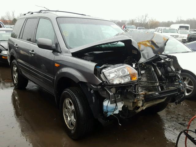 5FNYF18418B009575 - 2008 HONDA PILOT EX GRAY photo 1