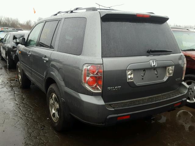 5FNYF18418B009575 - 2008 HONDA PILOT EX GRAY photo 3