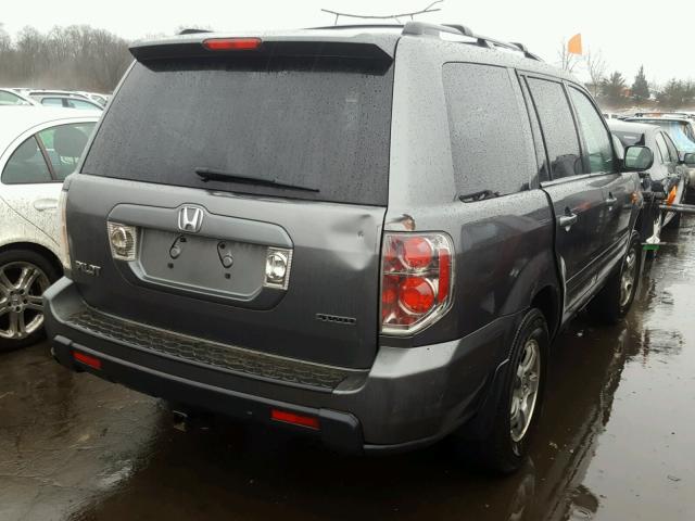 5FNYF18418B009575 - 2008 HONDA PILOT EX GRAY photo 4