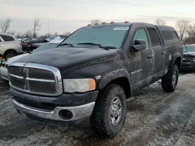 3D7KU28D83G859553 - 2003 DODGE RAM 2500 S BLACK photo 2