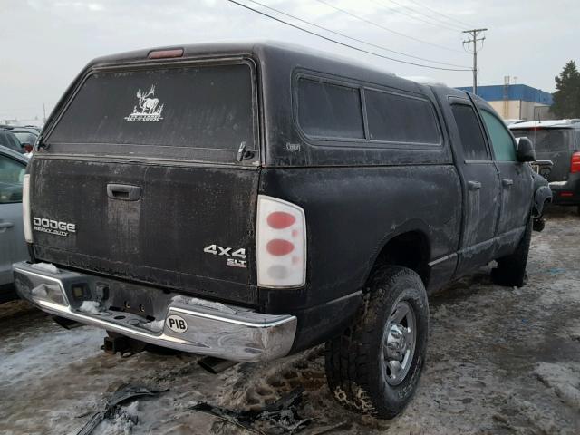3D7KU28D83G859553 - 2003 DODGE RAM 2500 S BLACK photo 4