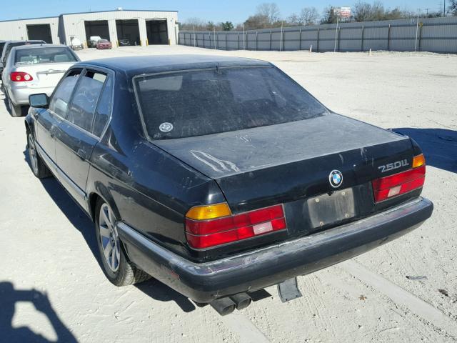 WBAGC8313J2765554 - 1988 BMW 750 IL BLACK photo 3
