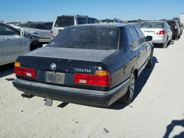 WBAGC8313J2765554 - 1988 BMW 750 IL BLACK photo 4