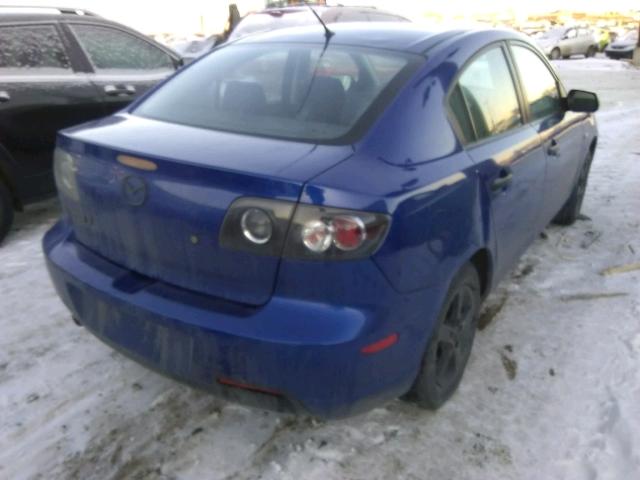 JM1BK32F271620259 - 2007 MAZDA 3 I BLUE photo 4