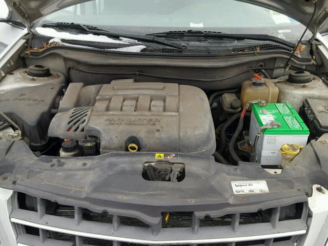 2A8GM68X67R338289 - 2007 CHRYSLER PACIFICA T SILVER photo 7