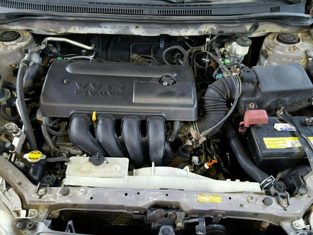 2T1BR32E93C770734 - 2003 TOYOTA COROLLA CE GRAY photo 7