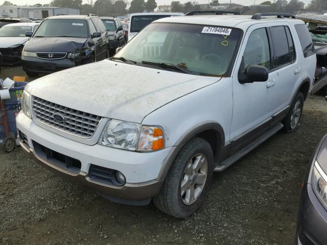 1FMDU74W13ZA23649 - 2003 FORD EXPLORER E WHITE photo 2