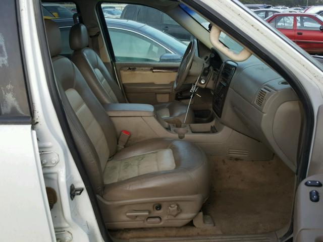 1FMDU74W13ZA23649 - 2003 FORD EXPLORER E WHITE photo 5