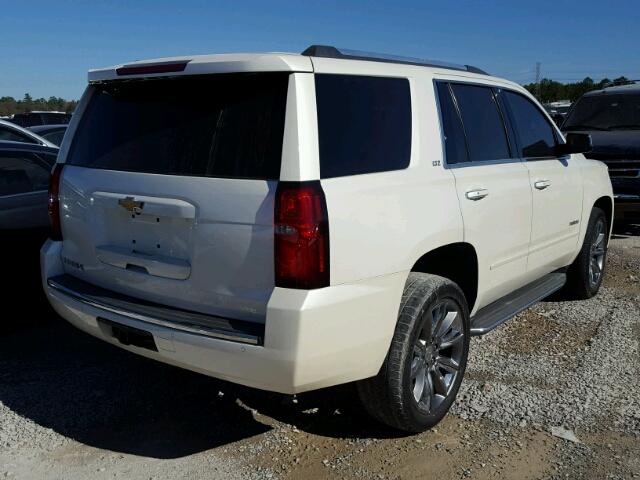 1GNSCCKC6FR268183 - 2015 CHEVROLET TAHOE C150 WHITE photo 4