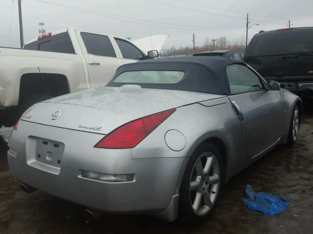 JN1AZ36A95M751015 - 2005 NISSAN 350Z ROADS SILVER photo 4