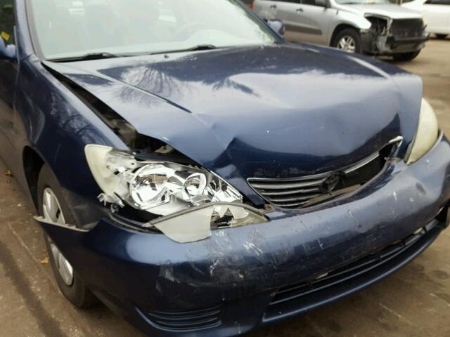 4T1BE32K46U126384 - 2006 TOYOTA CAMRY LE BLUE photo 9