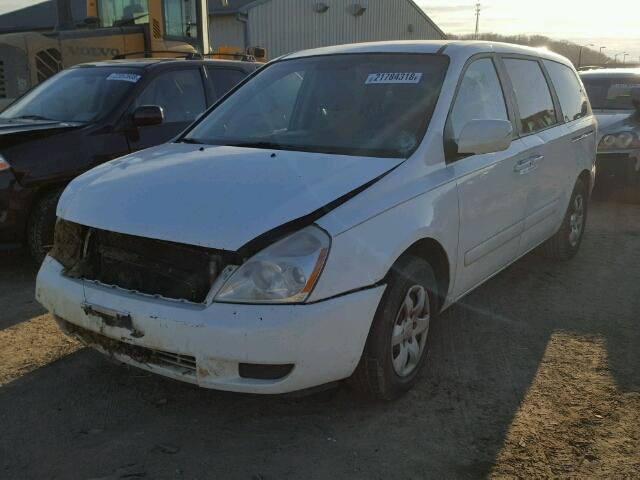 KNDMB233566028069 - 2006 KIA SEDONA EX WHITE photo 2