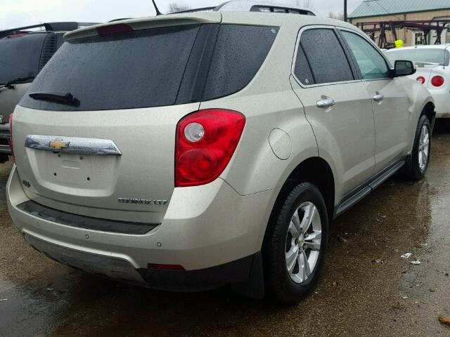 2GNALFEK3D6394803 - 2013 CHEVROLET EQUINOX LT BEIGE photo 4