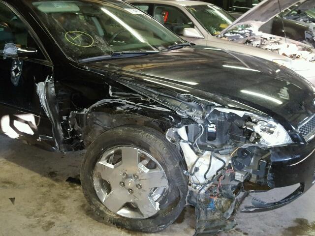 2G1WD58C979140759 - 2007 CHEVROLET IMPALA SUP შავი ფოტო 9