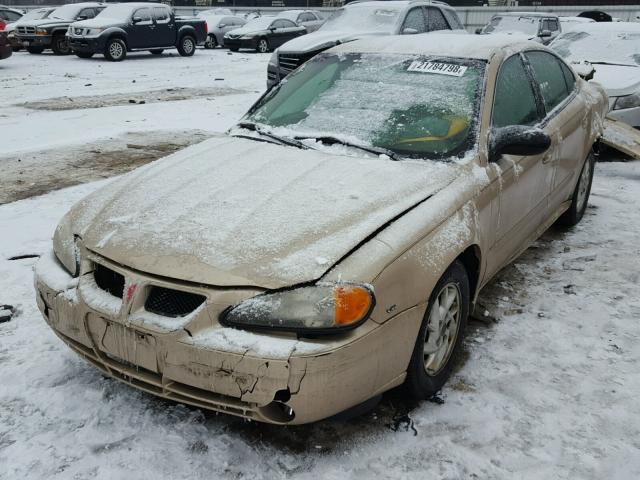1G2NF52EX4M572819 - 2004 PONTIAC GRAND AM S GOLD photo 2
