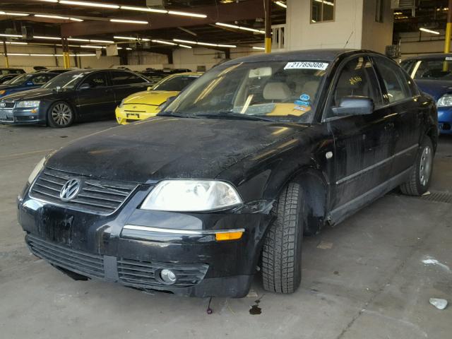 WVWSH63B92P064520 - 2002 VOLKSWAGEN PASSAT GLS BLACK photo 2