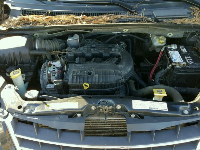 2A8HR64XX8R800348 - 2008 CHRYSLER TOWN & COU BLACK photo 7