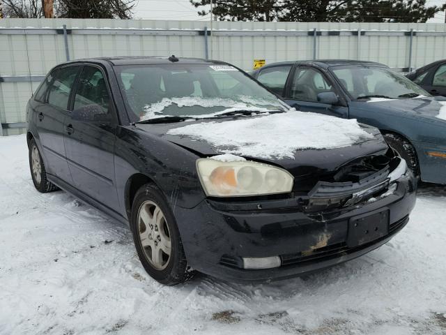 1G1ZU64855F144834 - 2005 CHEVROLET MALIBU MAX BLACK photo 1