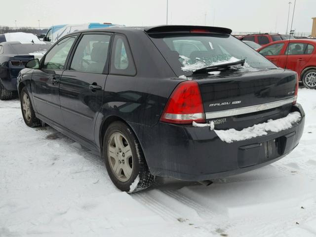 1G1ZU64855F144834 - 2005 CHEVROLET MALIBU MAX BLACK photo 3