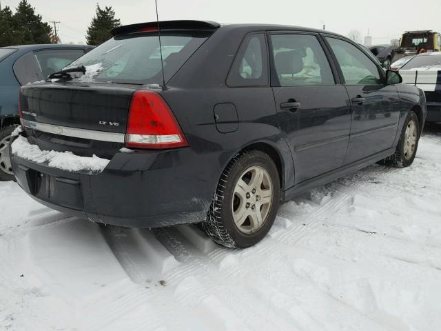 1G1ZU64855F144834 - 2005 CHEVROLET MALIBU MAX BLACK photo 4