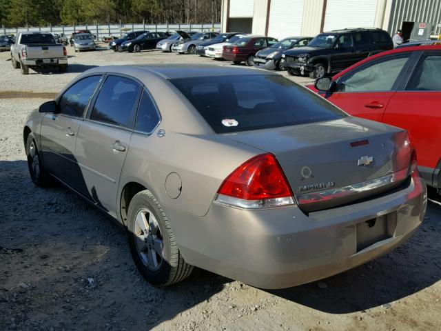 2G1WT55K869180411 - 2006 CHEVROLET IMPALA LT GOLD photo 3