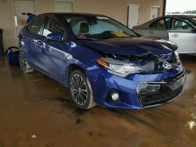 5YFBURHE9GP500305 - 2016 TOYOTA COROLLA L BLUE photo 1