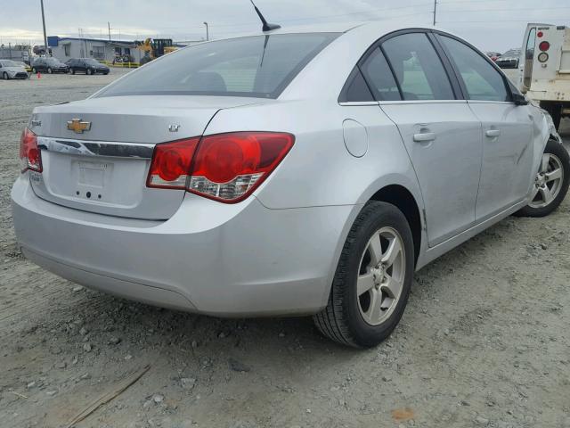 1G1PC5SB9E7165523 - 2014 CHEVROLET CRUZE LT SILVER photo 4