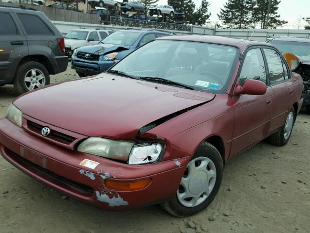 2T1BB02E5TC173146 - 1996 TOYOTA COROLLA DX RED photo 2