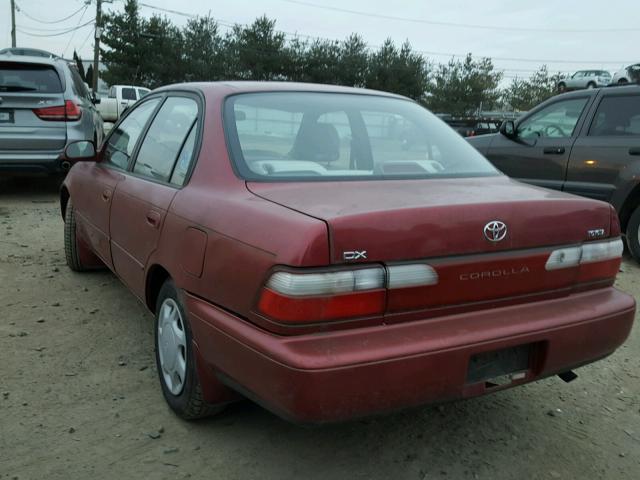 2T1BB02E5TC173146 - 1996 TOYOTA COROLLA DX RED photo 3