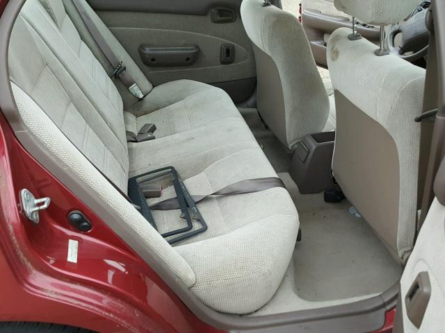 2T1BB02E5TC173146 - 1996 TOYOTA COROLLA DX RED photo 6