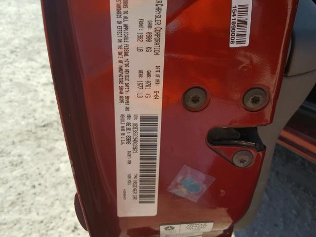 1B3ES56C94D639623 - 2004 DODGE NEON SXT RED photo 10