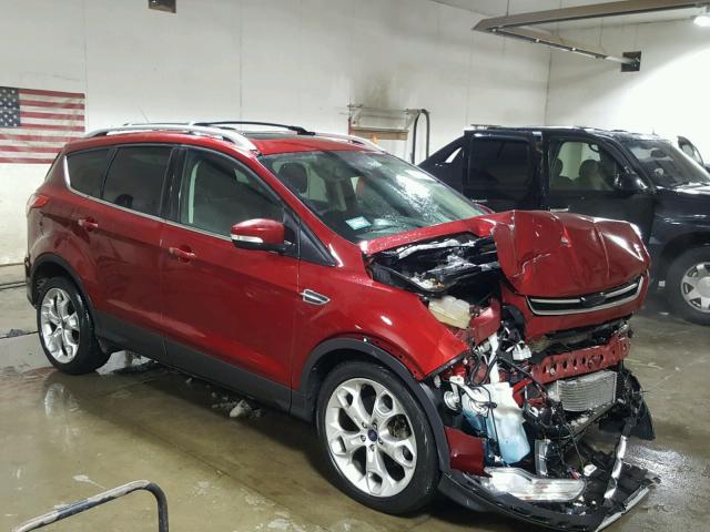 1FMCU0J90DUD33985 - 2013 FORD ESCAPE TIT RED photo 1